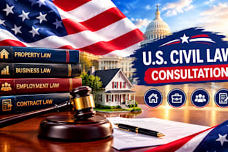 provide US civil law consultation on property business employment contracts