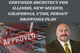 be your architect for illinois new mexico california utah permit drawings plan