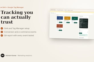 set up ga4 and google tag manager conversion tracking