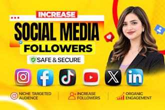 do increase social media followers organically