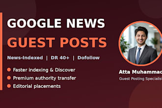 publish guest post on google news approved sites dofollow links