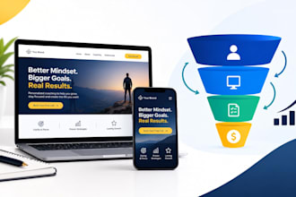 build a high converting coaching landing page and sales funnel