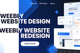 design professional wix website, design weebly website, redesign weebly website