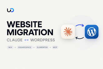 build, migrate, convert claude to wordpress, squarespace, wix, elementor mcp