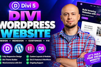 design, build, fix divi wordpress website
