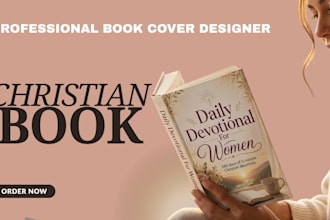 create prayer journal, daily devotion, christian book design