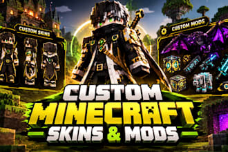 custom mod minecraft, minecraft skin, minecraft modpack, server, plugin