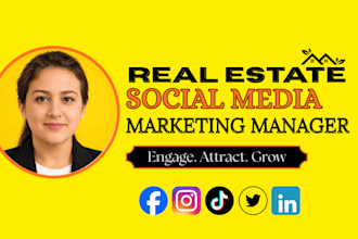 create real estate posts reels and property marketing content
