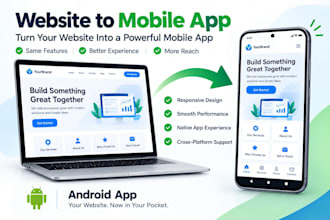 convert your website to mobile apps