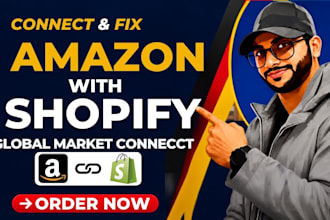 connect amazon to shopify, create global listing and fix product mcf sync issues