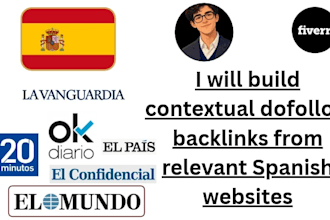build contextual dofollow backlinks from relevant spanish websites