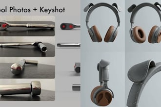 create realistic keyshot renders for your product design