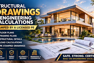 do building structural design, analysis, and load calculations