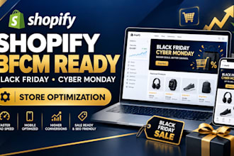 prepare and optimize your shopify store for black friday and cyber monday