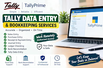 do tally data and bookkeeping