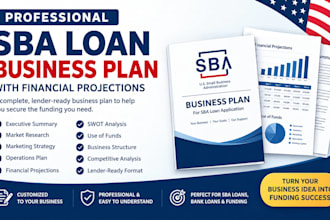 create a lender ready sba business plan for loan approval