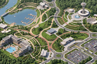 do wayfinding maps, navigation map, site map and directional layout, tourist map