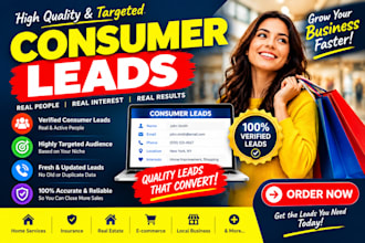 provide homeowner lead and consumer leads for any country, consumer sales leads