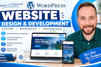 design develop redesign wordpress website with bricks breakdance oxygen builder