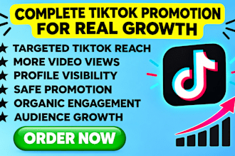 do tiktok promotion follower and organic tiktok growth marketing