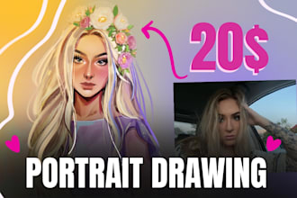 draw your portraits and profile pictures