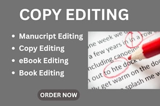 proofread and copy edit your writing