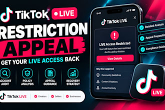audit and appeal tiktok live restrictions for creators