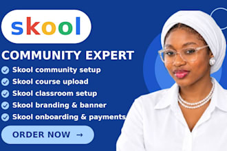 setup skool community skool course creation online course skool credit repair