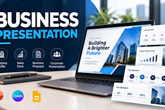design business presentation company profilesales deck and corporate powerpoint