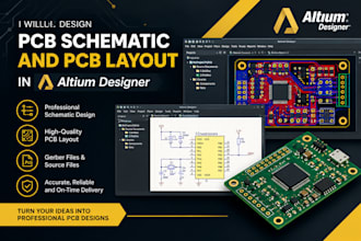 design pcb schematic and pcb layout in altium designer