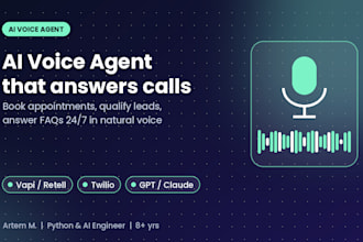 build an ai voice agent for calls and appointment booking