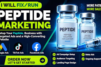 solve peptide marketing peptide ads peptide facebook ads peptide meta ads