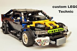 design custom lego technic vehicles and mechanical mocs