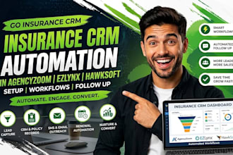 automate your insurance CRM in agencyzoom, ezlynx or hawksoft