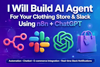 build ai agent for clothing store and slack