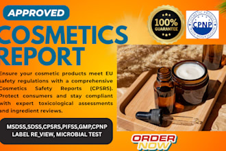 arrange your cosmetic product safety reports for eu uk