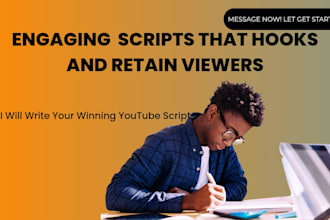 be your expert researcher and youtube scriptwriter