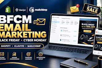 create shopify black friday email marketing campaigns