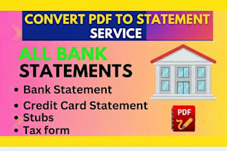 convert bank statement pdf to editable format