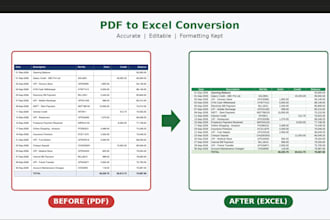 convert PDF to excel accurately