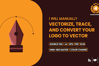 recreate your logo as a vector in adobe illustrator