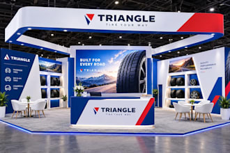 design custom exhibition booth, trade stand, display stand and booth graphics