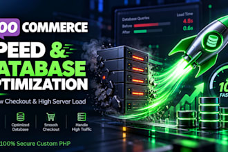 optimize woocommerce speed and fix database performance issues