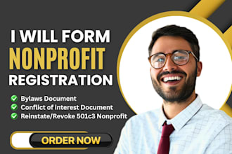 do 501c3 nonprofit registration, bylaws, ein, reinstate 501c3, form 1023ez, 990n