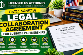 draft a legal collaboration agreement for business partnerships
