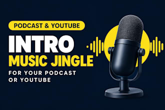 create an intro music jingle for your podcast or youtube