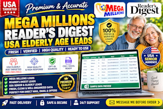 give you premium USA leads, sweeps leads, mega million leads, first hit leads