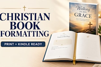 format christian books devotionals prayer journals for amazon KDP