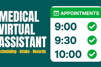 be your medical office virtual assistant