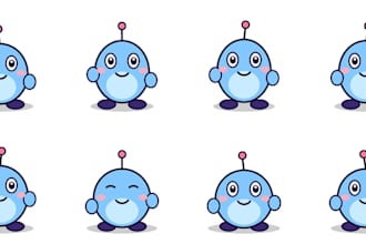 create 2d game character sprite sheets and animations